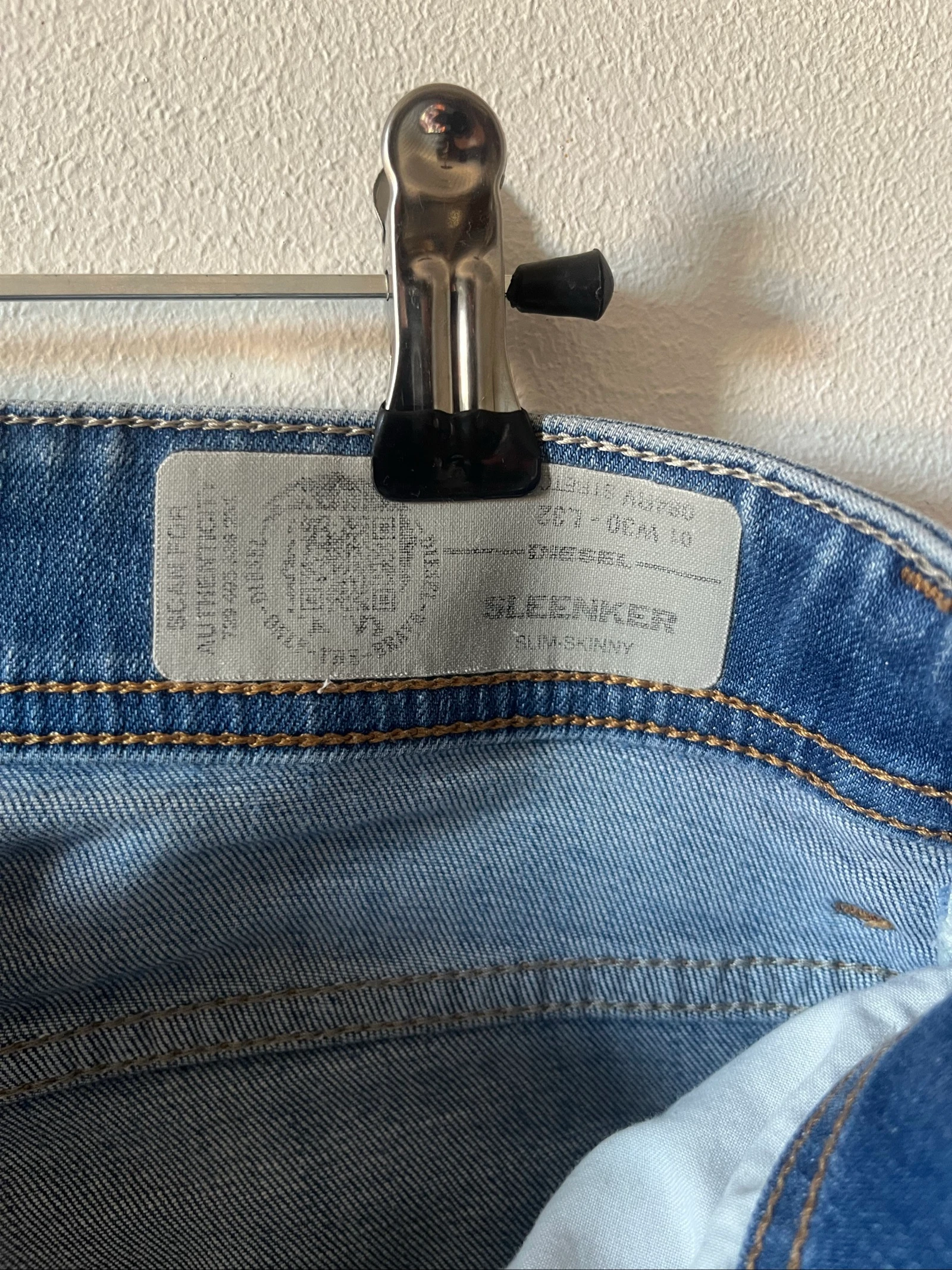 ✂ Jeans DIESEL slim stretch masculino • W30 • Denim azul • Muito bom estado – photo 9